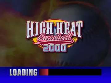 High Heat Baseball 2000 (US) screen shot title